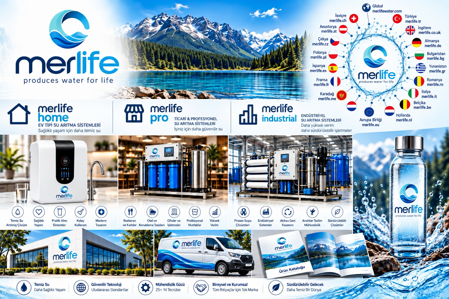 Merlife - Ev Tipi, Ticari ve Endüstriyel Su Arıtma Sistemleri
